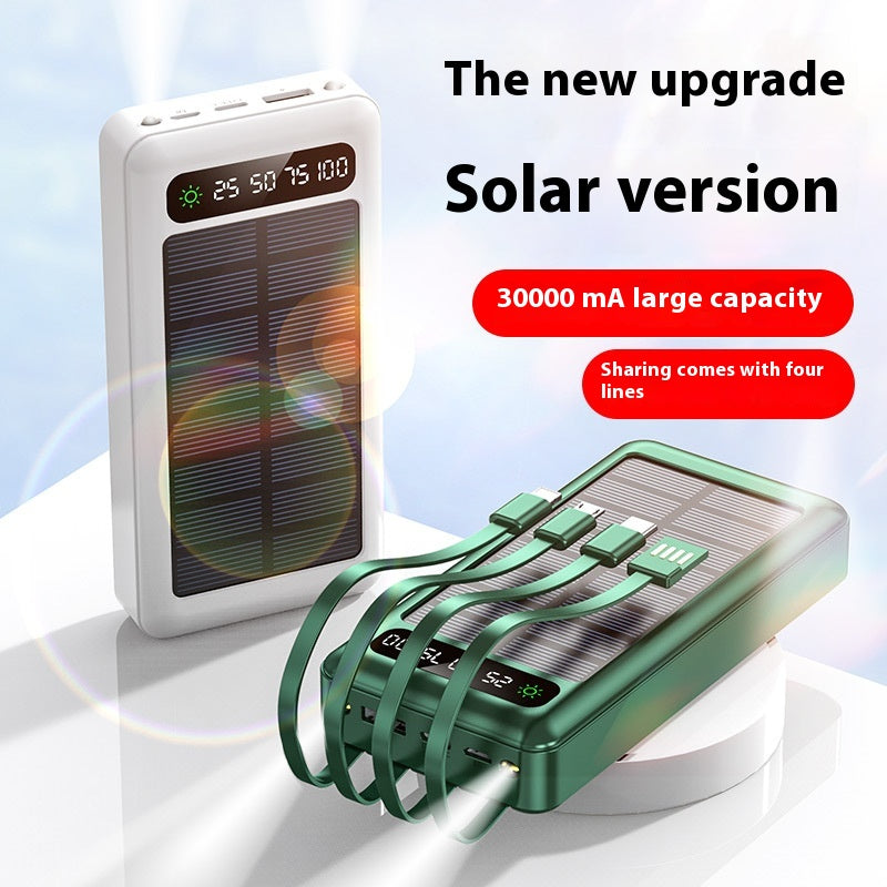 Solar Powerbank 30.000 mAh – Deine Energiequelle für jedes Abenteuer