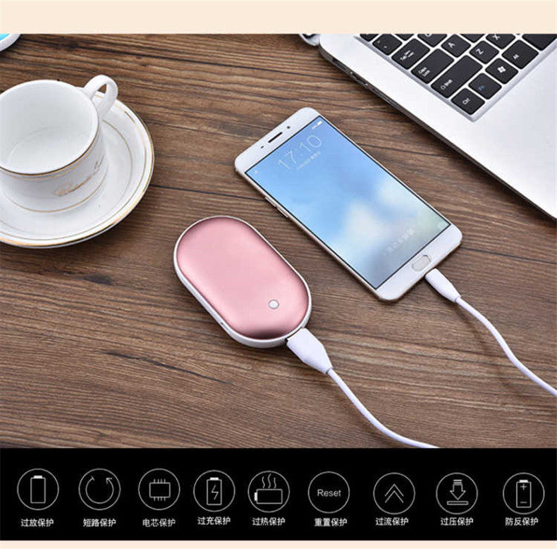 3-in-1 Macaron Powerbank mit Handwärmer – Warm & geladen im Winter