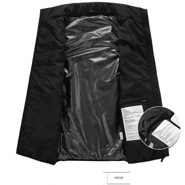 8-Zonen Smart-Elektroweste für Damen und Herren, gleicher Stil, Baumwollmantel