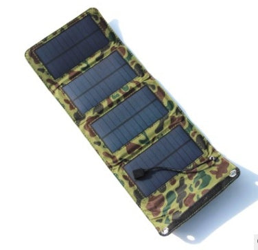 Faltbares 8W-Solarladegerät – Kostenlose Sonnenenergie für unterwegs Camouflage