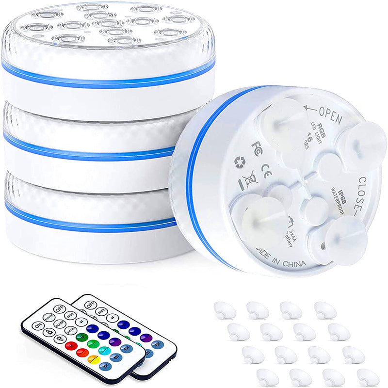 Farbwechsel Fernbedienung Schwimmbad Licht 7cm 4pcs 4light 2control