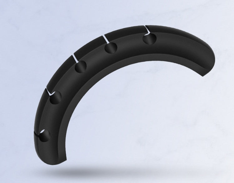 Silikon-USB-Kabelaufwickler, Schreibtisch-Kabelorganisator, Mehrzweckclips, Kabelschutz für kabelgebundene Kopfhörer