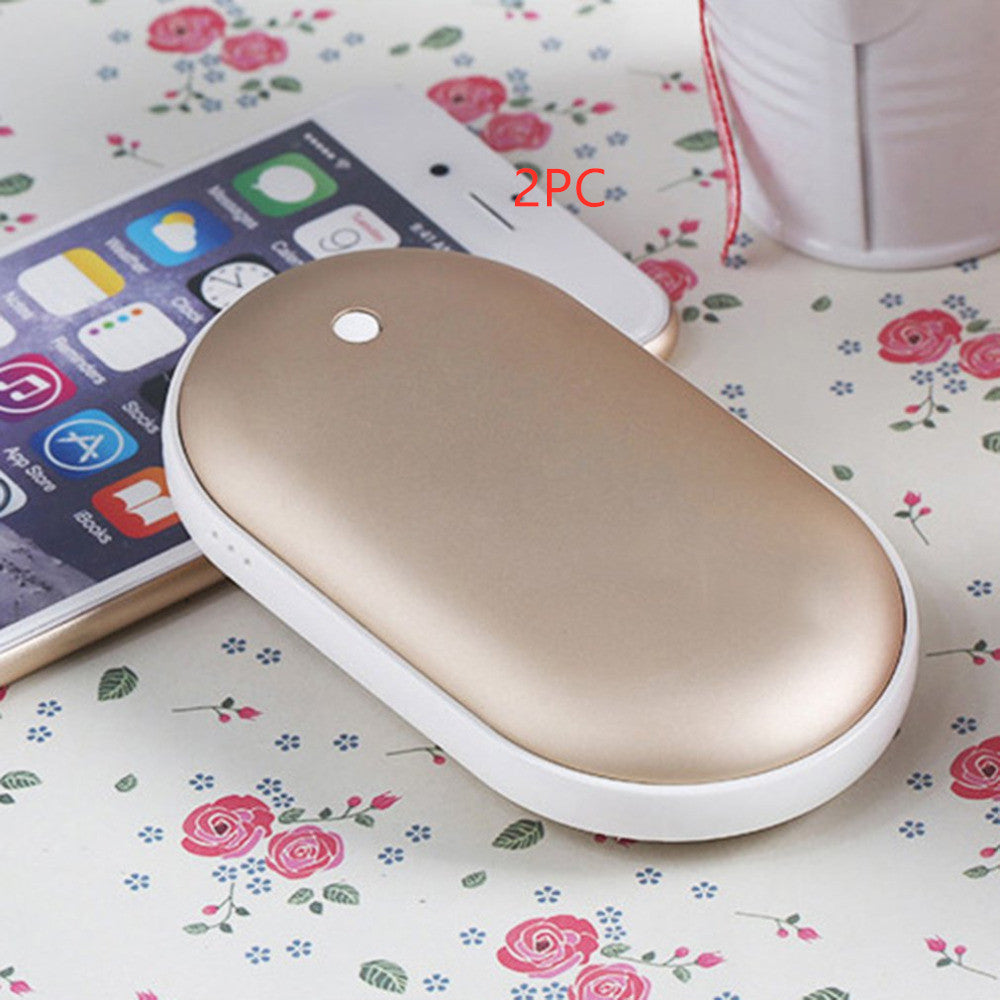 3-in-1 Macaron Powerbank mit Handwärmer – Warm & geladen im Winter Golden2PC