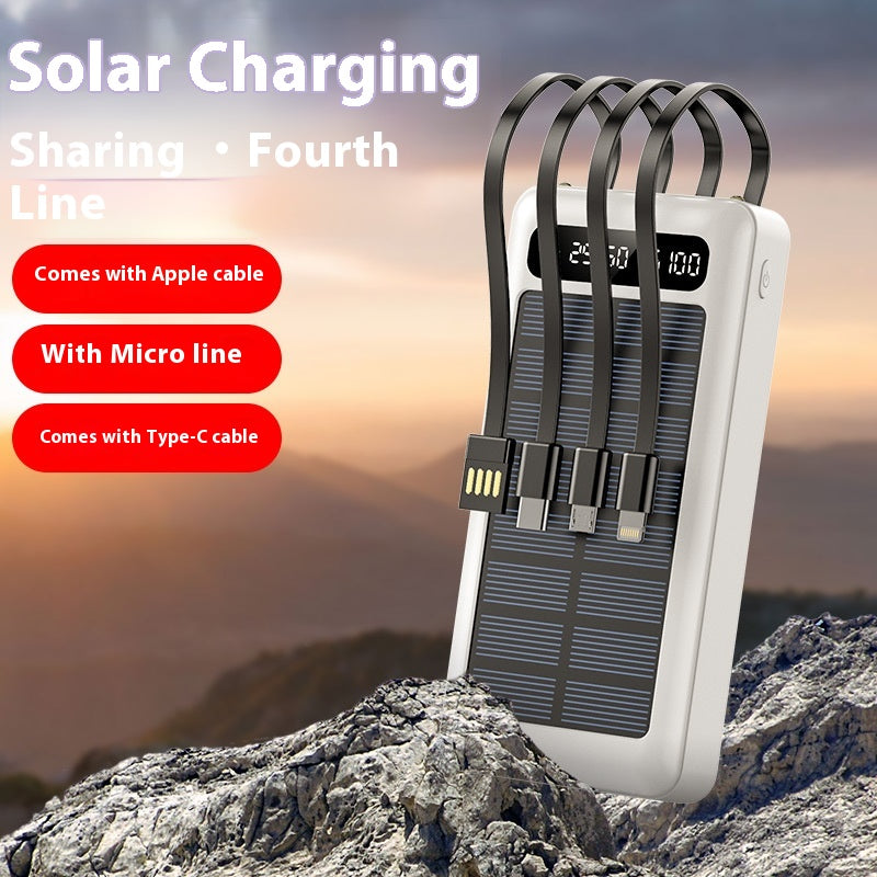 Solar Powerbank 30.000 mAh – Deine Energiequelle für jedes Abenteuer