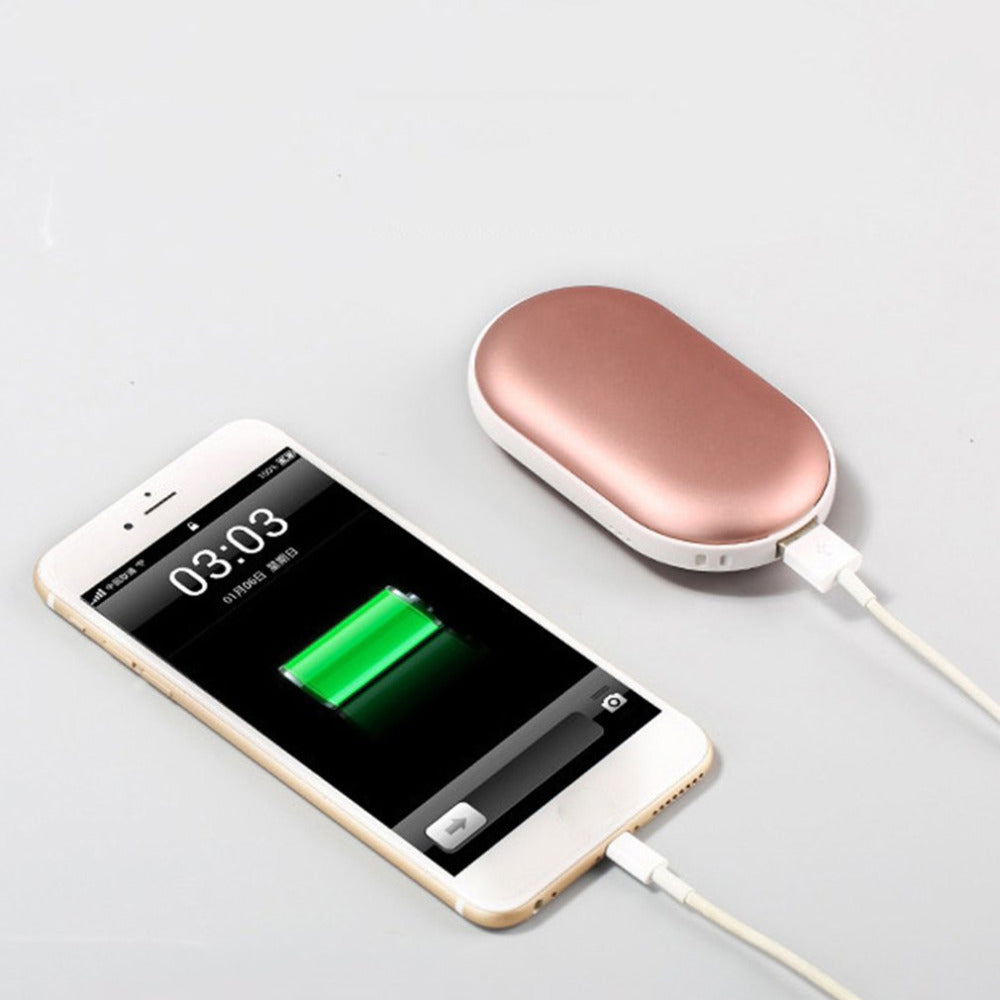 3-in-1 Macaron Powerbank mit Handwärmer – Warm & geladen im Winter