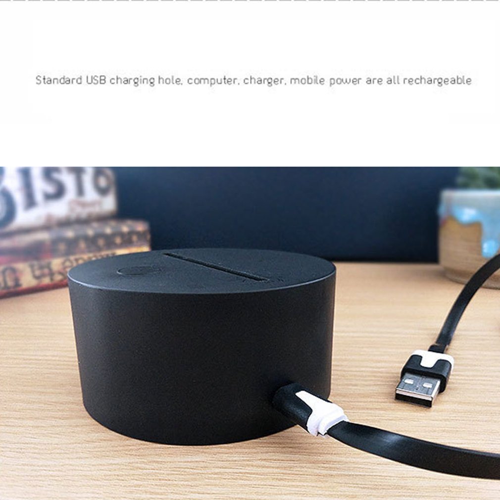 3D Stereo LED-Nachtlicht – Valentinstag Geschenk mit Farbwechsel