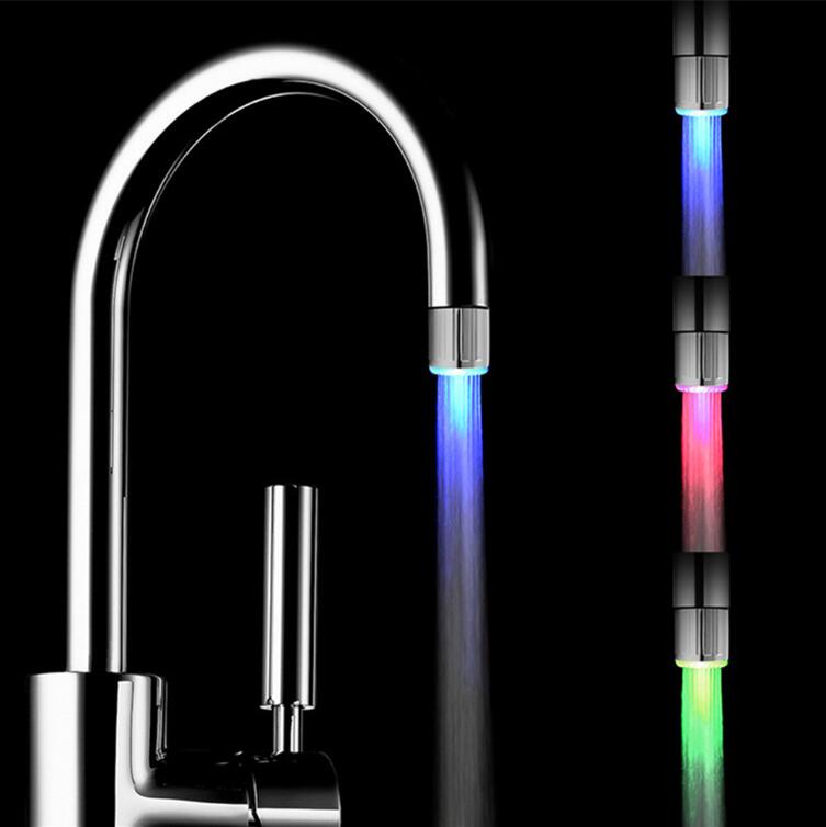 LED-Wasserhahn mit Temperaturanzeige - 3 Farben Wassertemperatur-Sensor