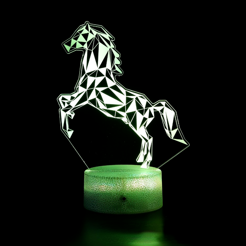 Bunte Touch Fernbedienung LED Visuelle Lampe D Crack Color Touch