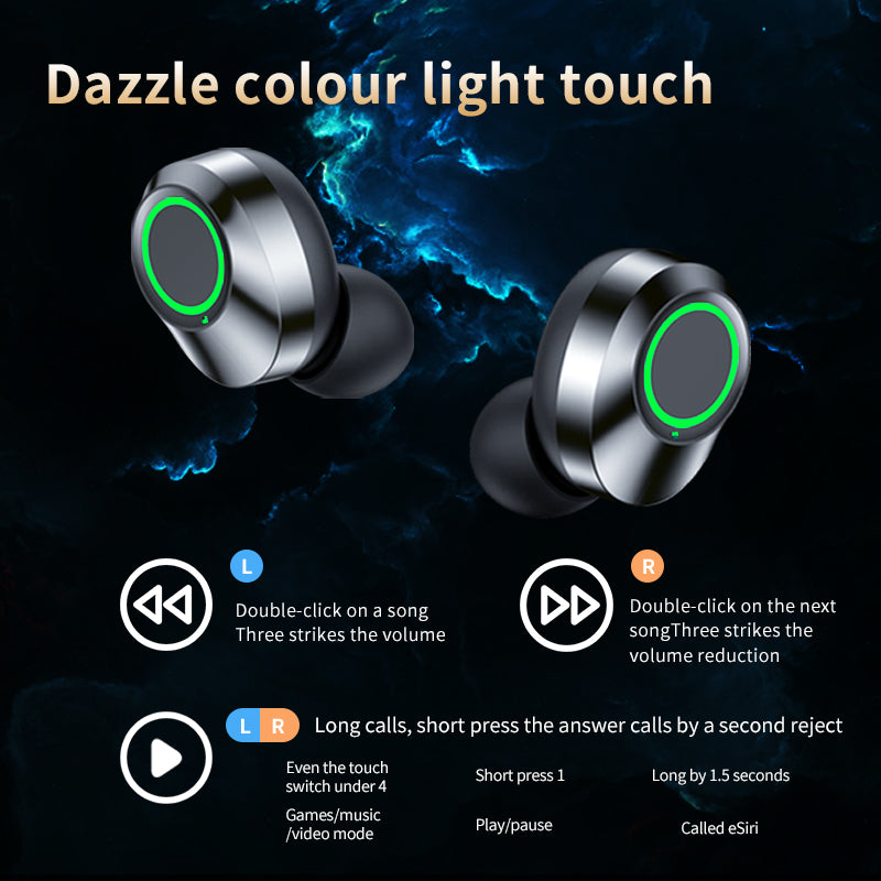 Kabellose Bluetooth Earbuds mit LED-Display – Premium Sound für unterwegs
