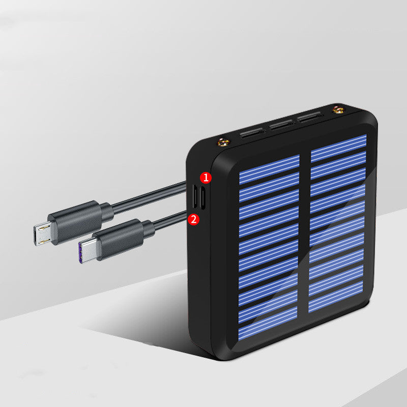 Mini Solar-Powerbank – Kompakt, umweltfreundlich & immer einsatzbereit