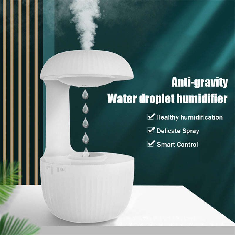 Anti-Gravity Luftbefeuchter mit schwebenden Wassertropfen – Ultraschall & USB