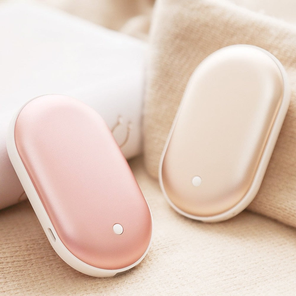 3-in-1 Macaron Powerbank mit Handwärmer – Warm & geladen im Winter