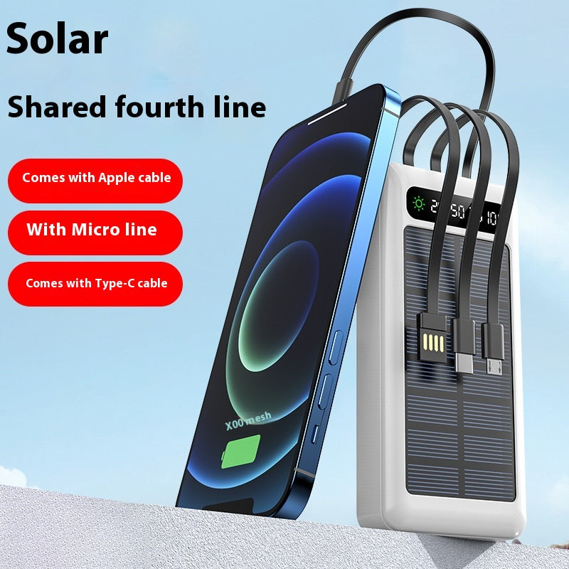 Solar Powerbank 30.000 mAh – Deine Energiequelle für jedes Abenteuer