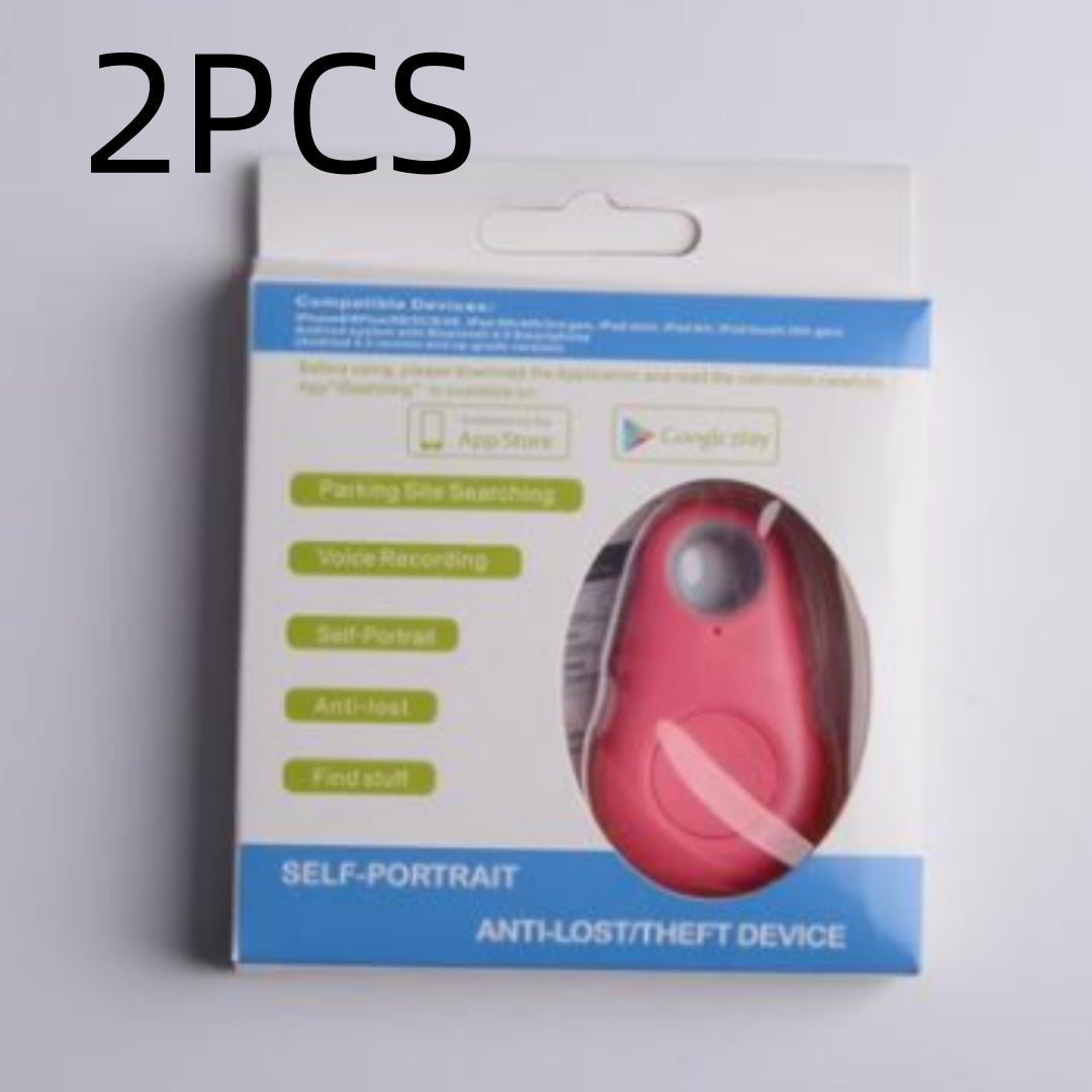 Bluetooth-Tracker & Schlüsselfinder – Anti-Verlust-Finder mit App 2PC pink