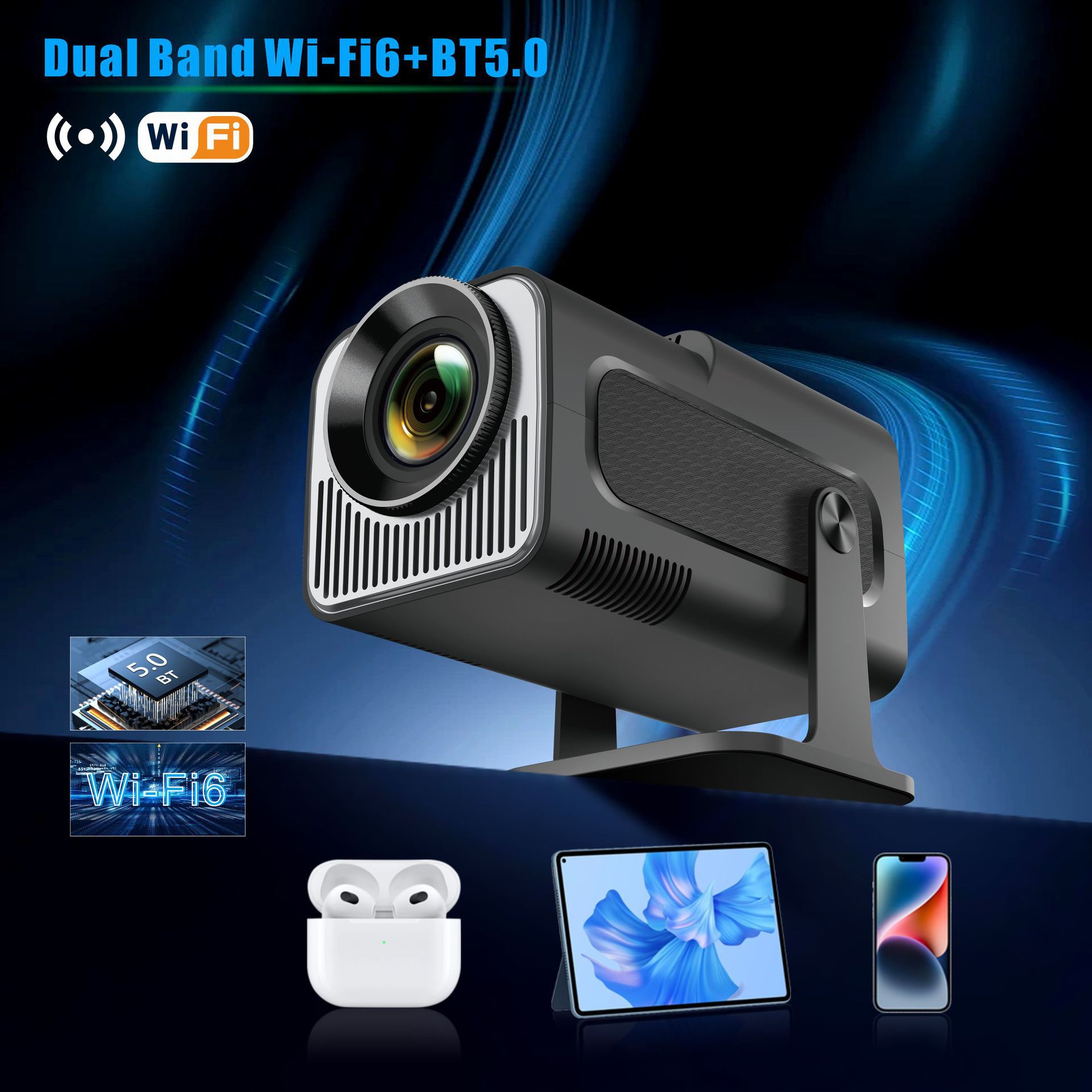 HY320 Mini-Projektor 720P Android-System