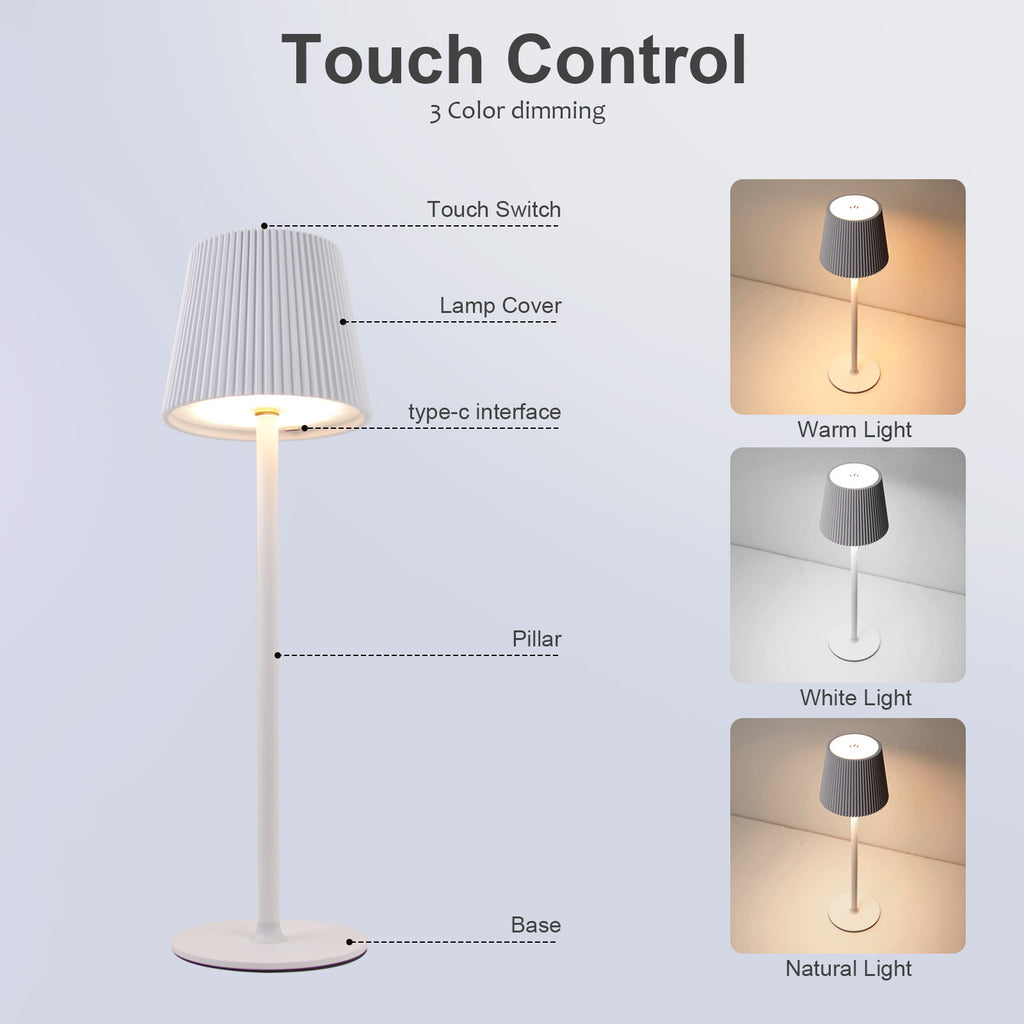 Kabellose Lade-Schreibtischlampe, KTV-Cocktailbar-Tischlampe, tragbares Nachtlicht