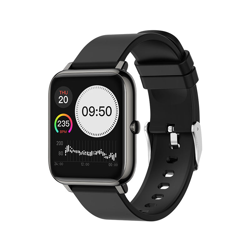 P22 Smartwatch – Fitness-Tracker mit Farbdisplay Black