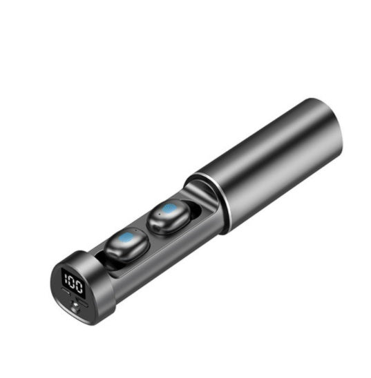 Bluetooth 5.0 Kabelloser 8D-HiFi-Sport-Kopfhörer mit Mikrofon, Gaming- und Musik-Headset Black