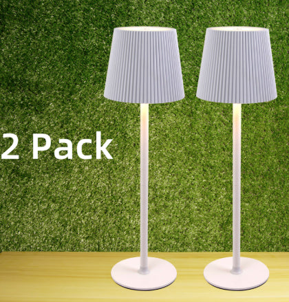 Kabellose Lade-Schreibtischlampe, KTV-Cocktailbar-Tischlampe, tragbares Nachtlicht 2pcs White