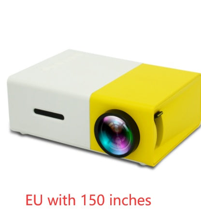 Tragbarer Mini-Projektor YG300 – Heimkino bis 100 Zoll EU with 150 inches