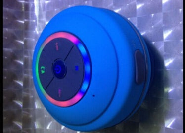 Wasserdichter Mini-Bluetooth-Lautsprecher mit LED Blue