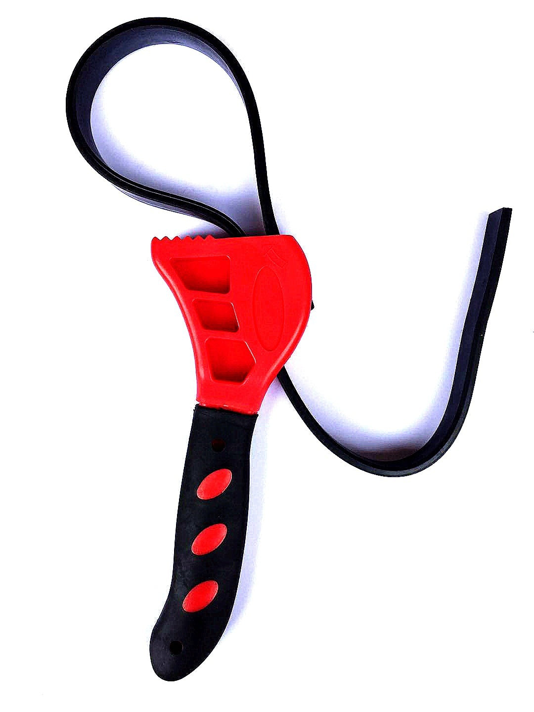 Ölfilter Bandschlüssel 8 Zoll Rutschfest für Auto KFZ Werkzeug 6inches red