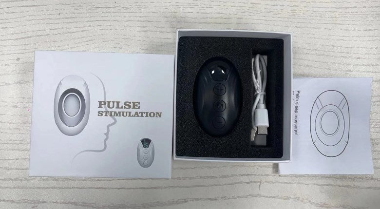 Einschlafhilfe mit EMS-Mikrostrom – Natürliche Schlafhilfe gegen Stress Black