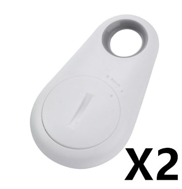 Bluetooth-Tracker & Schlüsselfinder – Anti-Verlust-Finder mit App 2PCS White Opp