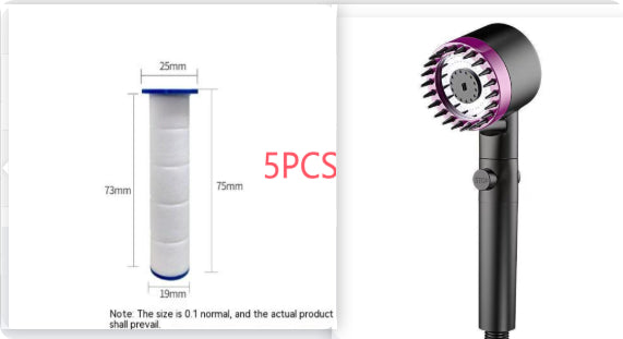 Hochdruck-Duschkopf mit Druckregler - Verstellbar & Wassersparend