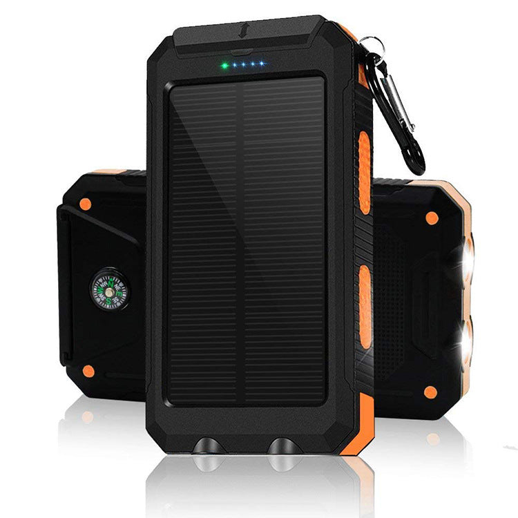 Outdoor Solar-Powerbank mit Kompass – Dein Survival-Begleiter