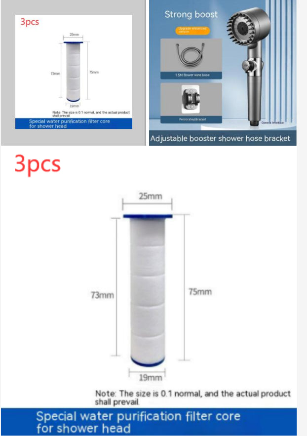 Hochdruck-Duschkopf mit Druckregler - Verstellbar & Wassersparend