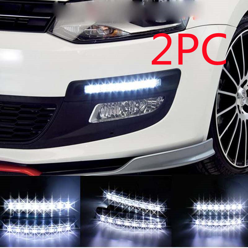 LED Tagfahrlicht 6000K Weiß 8 LEDs Universal für Auto LKW SUV Q2PC