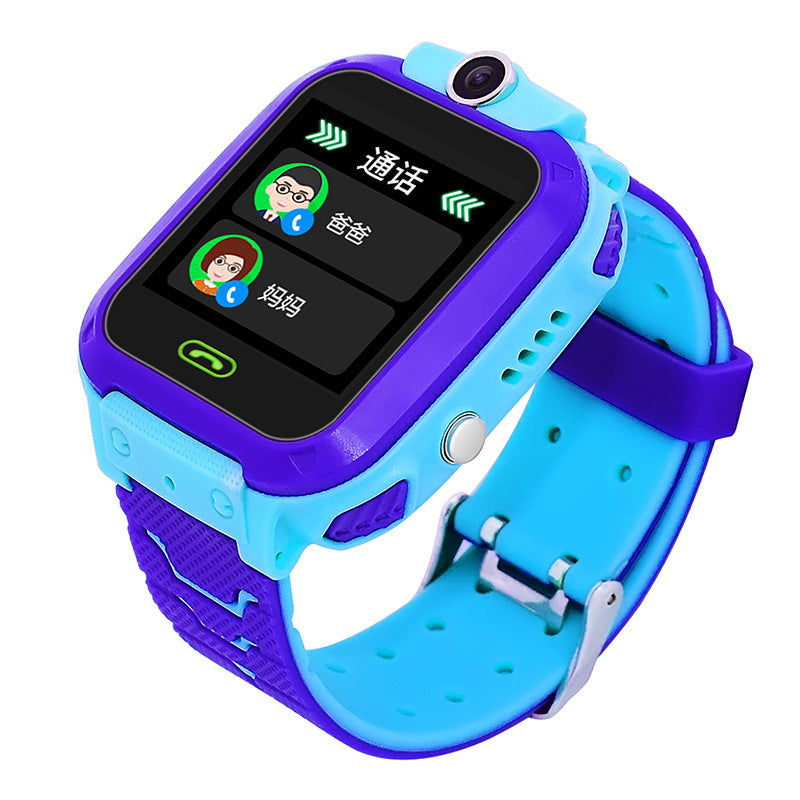 Wasserdichte Kinder-Smartwatch mit GPS-Positionierung Blue USB