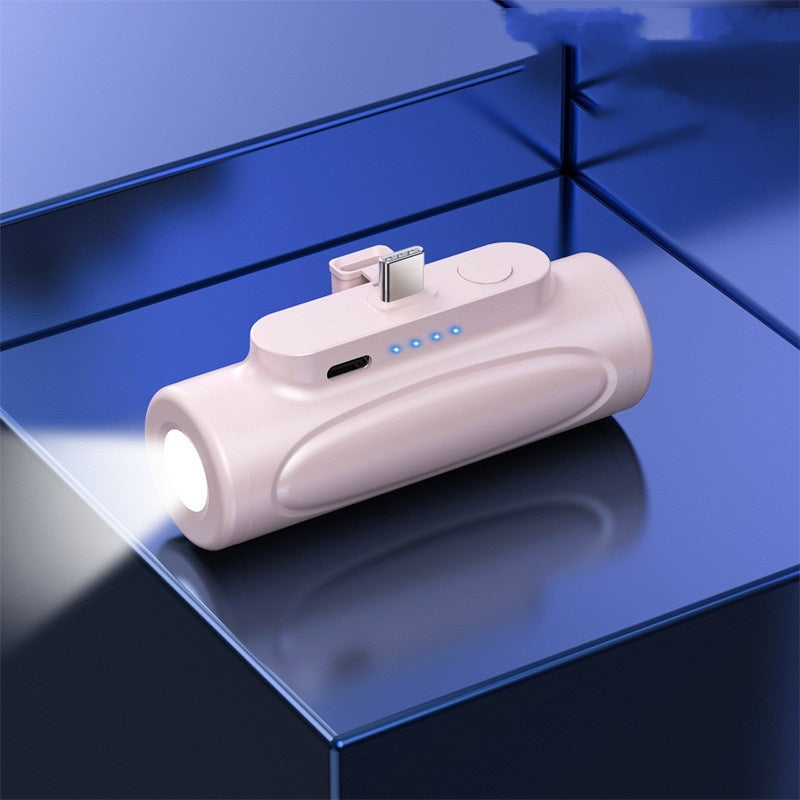 Kreative Powerbank mit Blendlicht-Taschenlampe – 2-in-1 Notfall-Tool