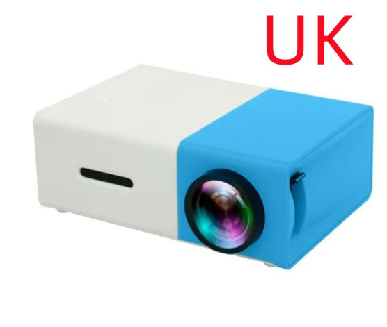 Tragbarer Mini-Projektor YG300 – Heimkino bis 100 Zoll Blue UK